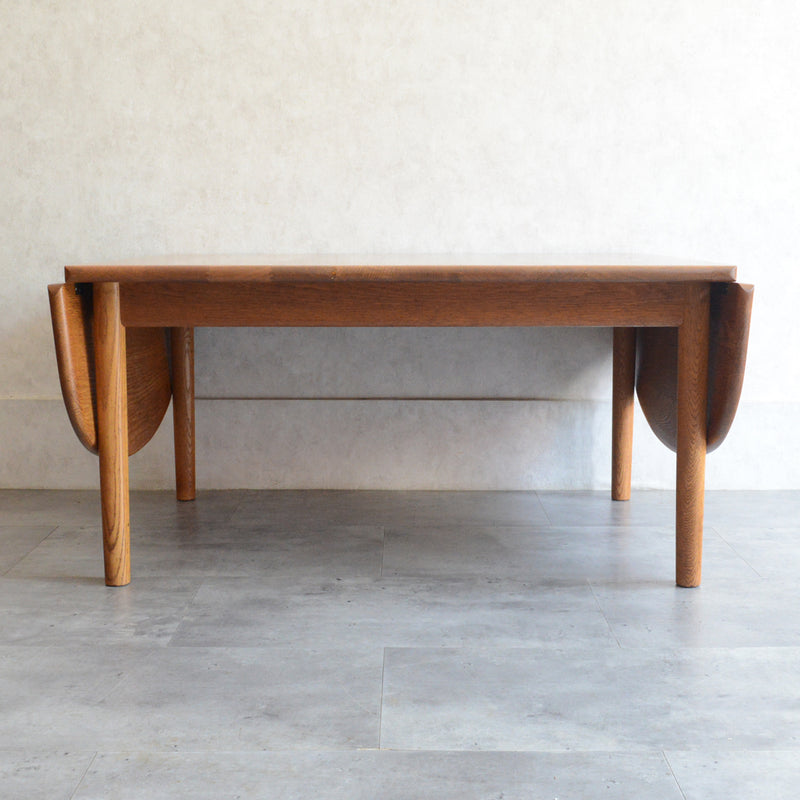 Hans J. Wegner GE82/85 拡張式オークローテーブル8-49