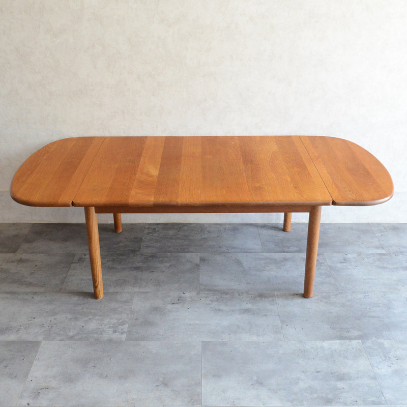 Hans J. Wegner GE82/85 拡張式オークローテーブル8-49