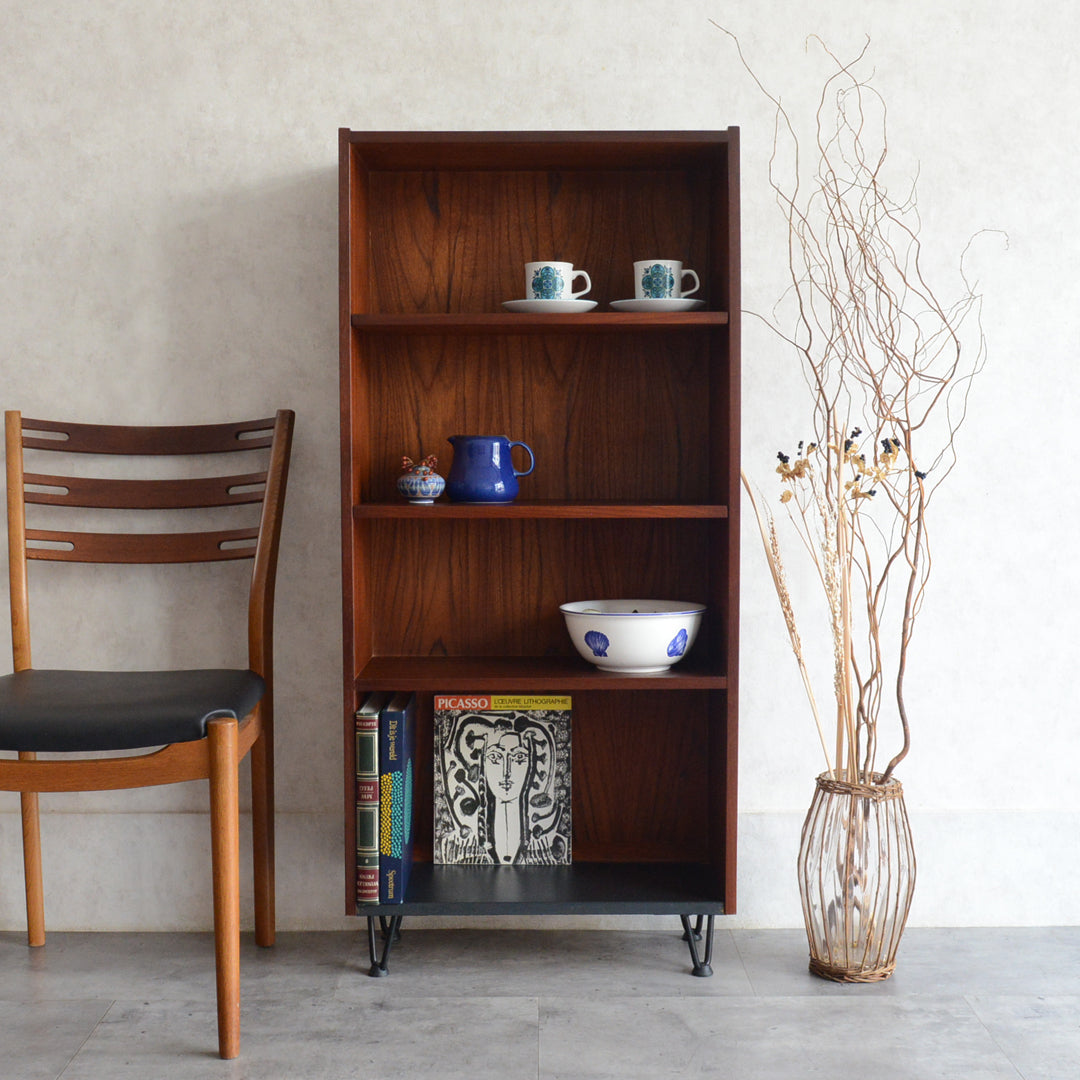 ミッドセンチュリー ヴィンテージ 4段ナローシェルフ09