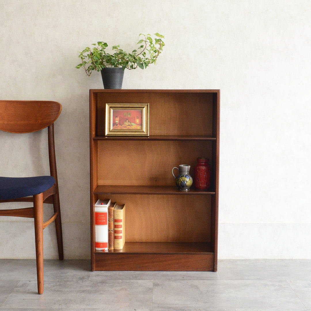 ミッドセンチュリー ヴィンテージ スモールチークシェルフ 08