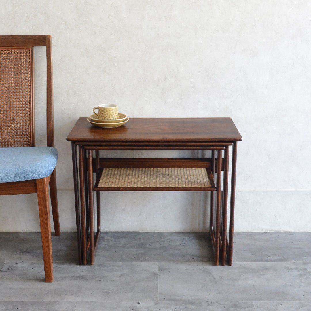 Johannes Andersen ヨハネスアンダーセン ローズウッドネストテーブル C-6