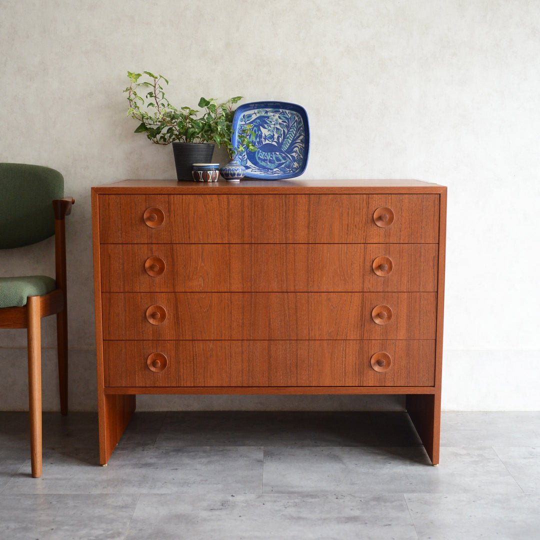 Johannes Andersen ヨハネスアンダーセン チーク4段チェスト6-81