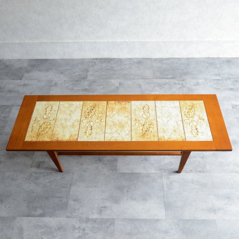 60s タイルトップローテーブル 46(木の実)
