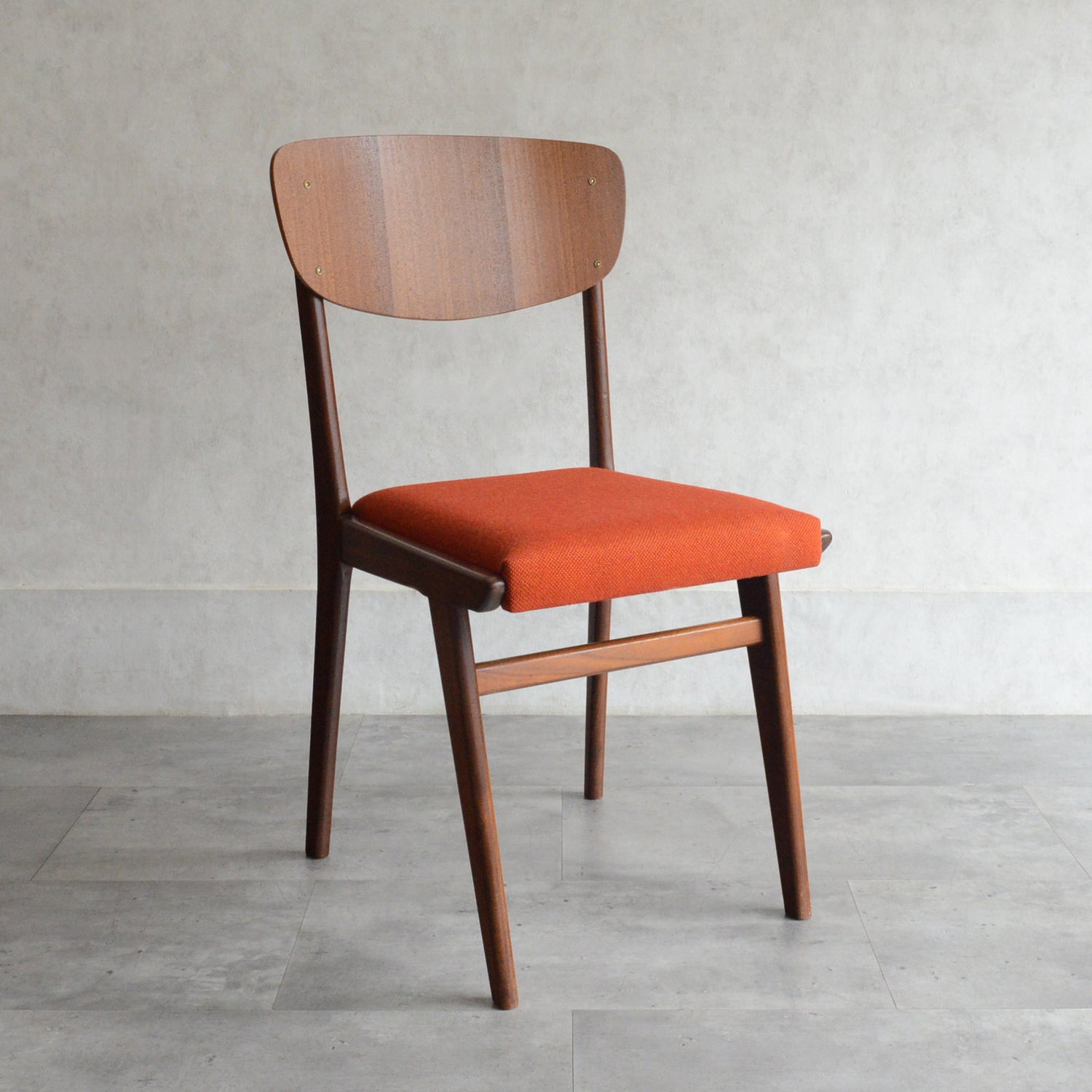 ヴィンテージ ダイニングチェア オレンジ05