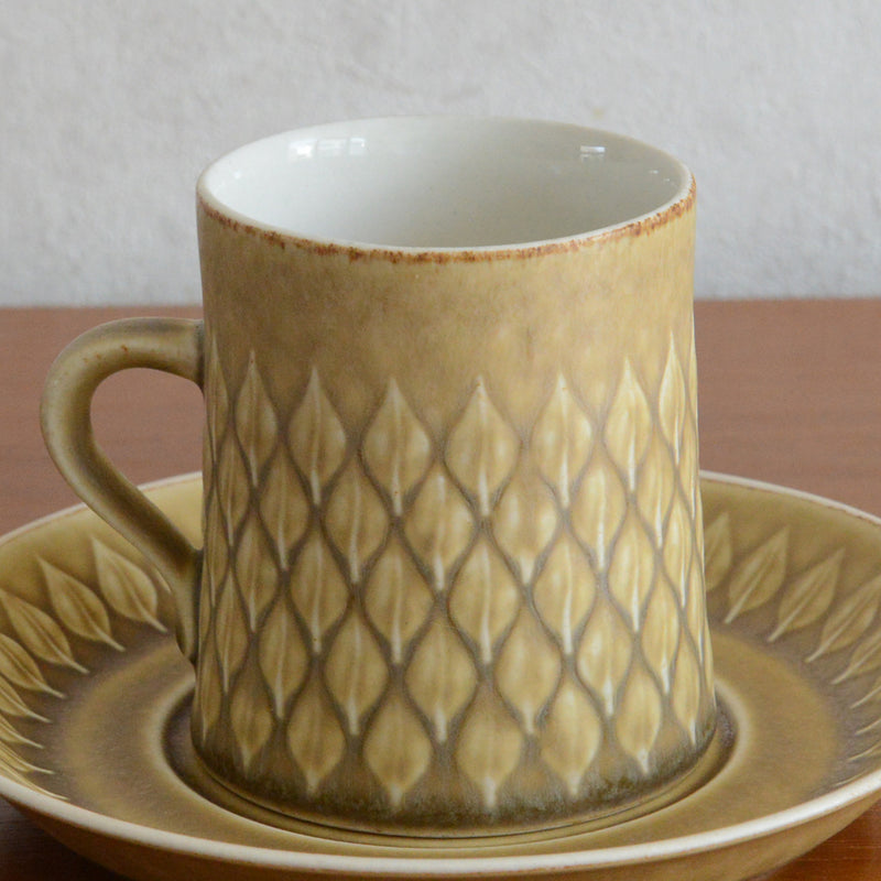 クイストゴー レリーフ カップ&ソーサー 6-56 Jens.H.Quistgaard
