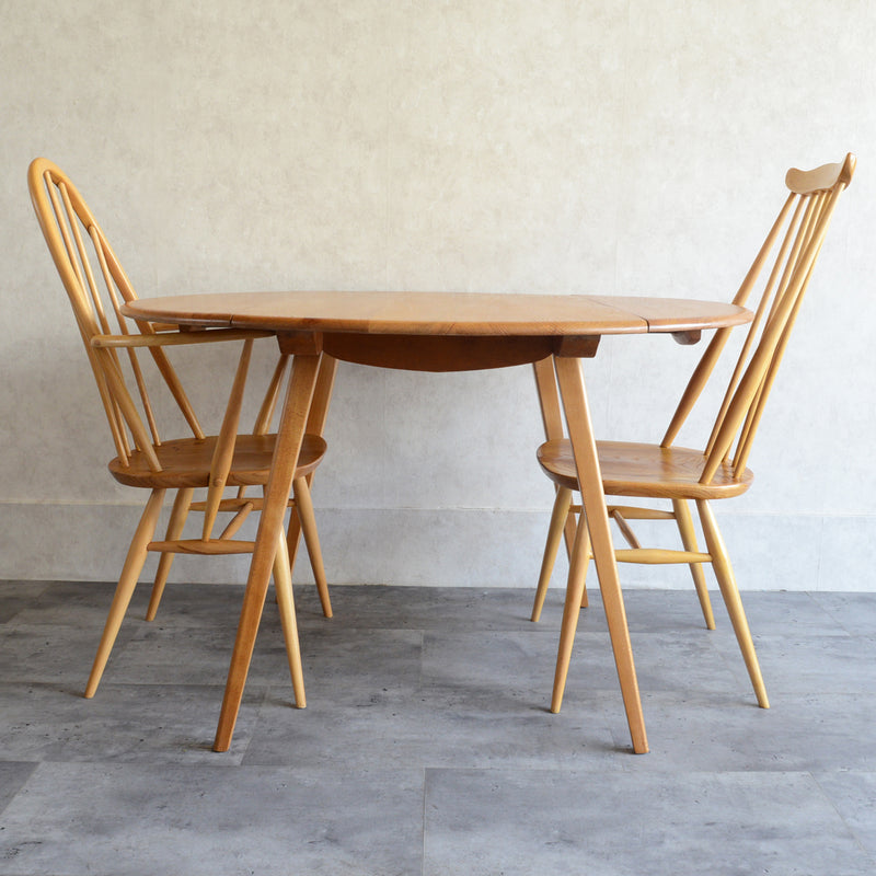 S様見学予約商品 ERCOL<50S>バタフライテーブル 12(コンパクトタイプ/天板剥離再塗装済)