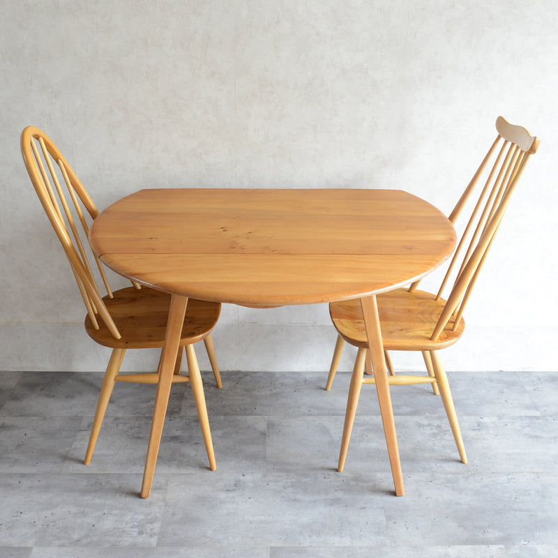 S様見学予約商品 ERCOL<50S>バタフライテーブル 12(コンパクトタイプ/天板剥離再塗装済)