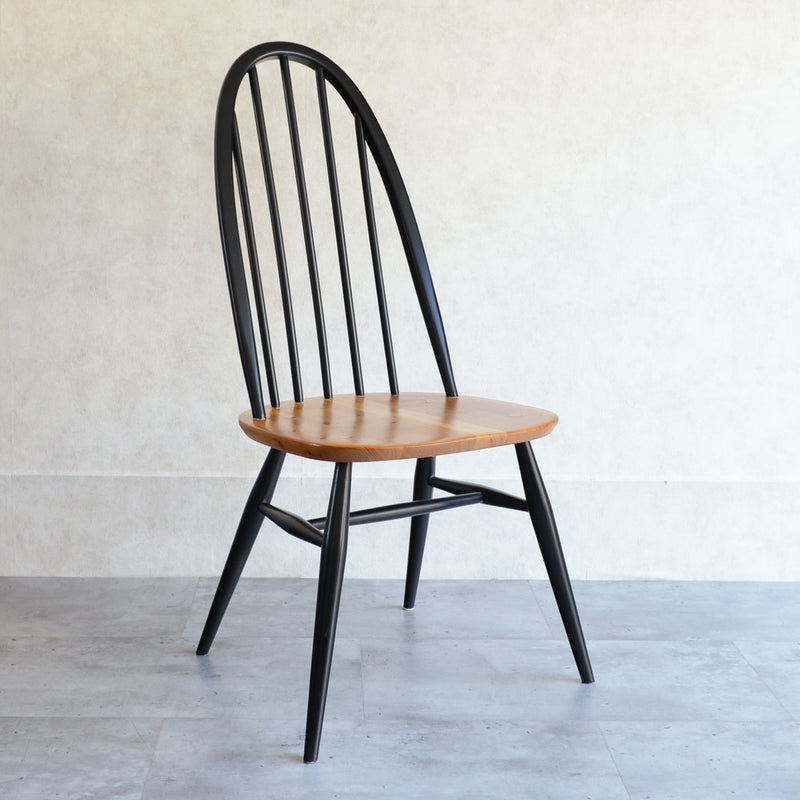 ERCOL アーコール クエーカーチェア (ブラック&ナチュラル) 02
