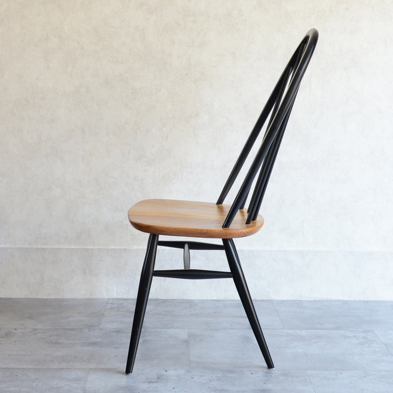 ERCOL アーコール クエーカーチェア (ブラック&ナチュラル) 02