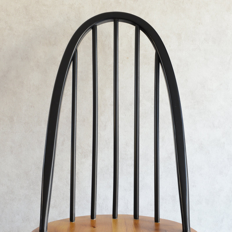 ERCOL アーコール クエーカーチェア (ブラック&ナチュラル) 02