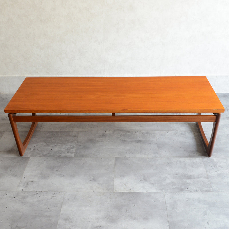 G-PLAN ジープラン Quadrille ローテーブル (天板剥離再塗装済)