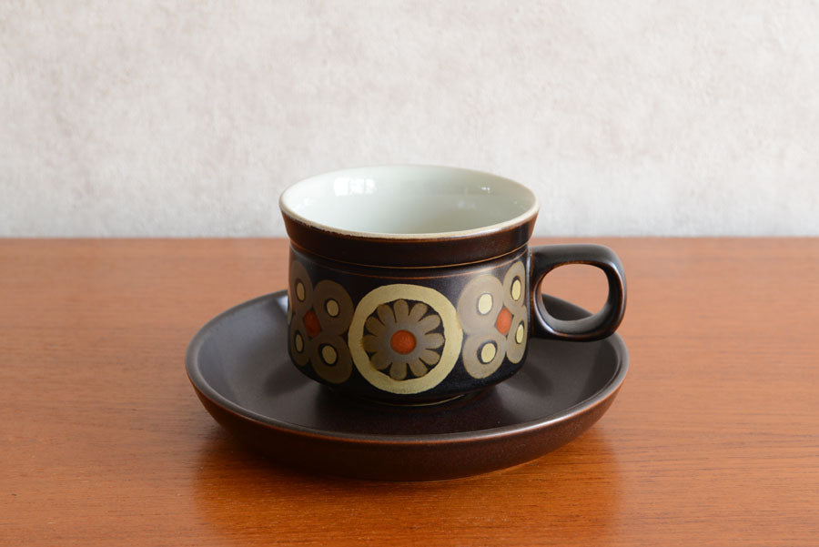 イギリス60s DENBY(デンビー)コーヒーカップ&ソーサ01 – Rowan.inc