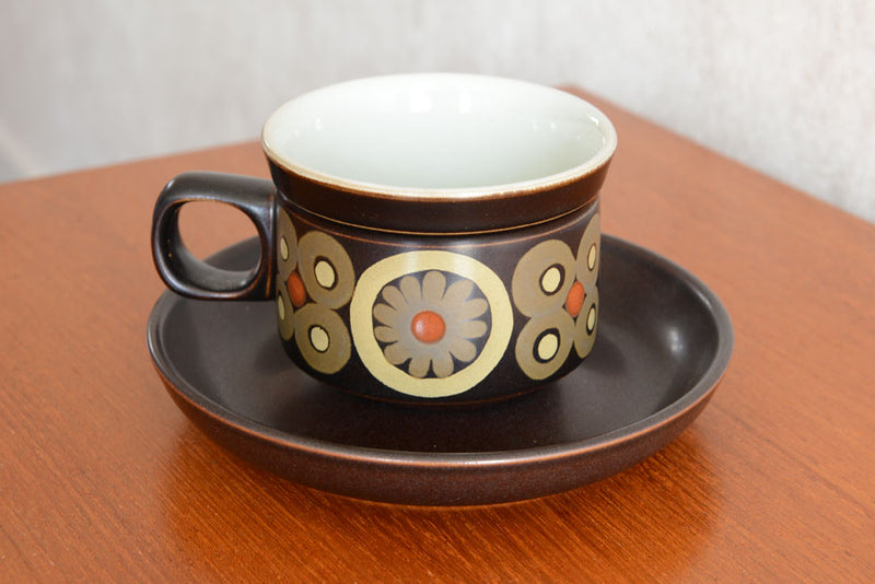 イギリス60s DENBY(デンビー)コーヒーカップ&ソーサ01