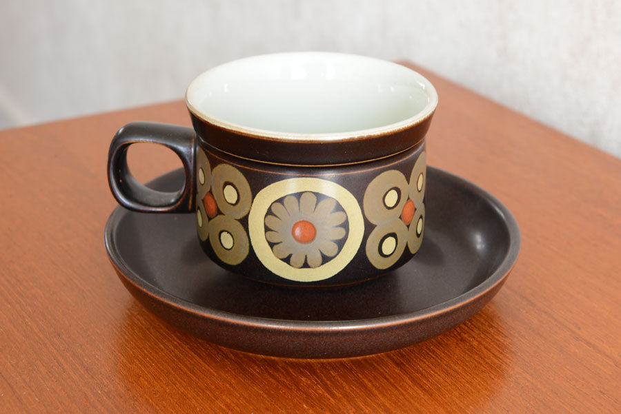 イギリス60s DENBY(デンビー)コーヒーカップ&ソーサ01 – Rowan.inc