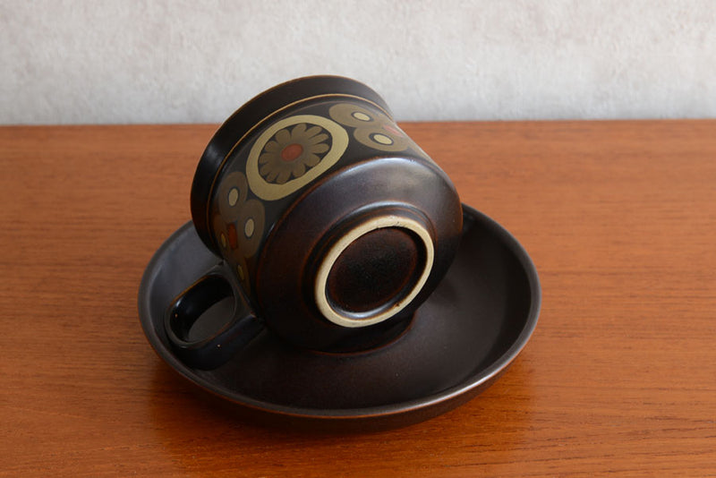 イギリス60s DENBY(デンビー)コーヒーカップ&ソーサ01