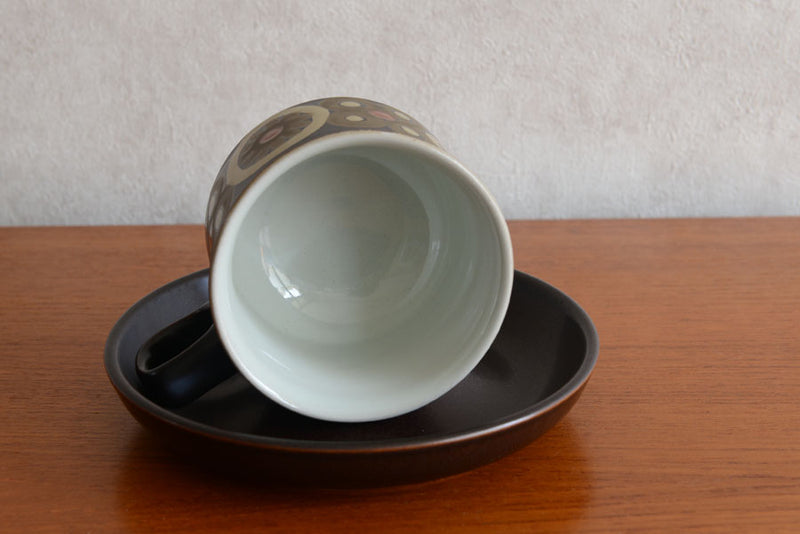 イギリス60s DENBY(デンビー)コーヒーカップ&ソーサ01