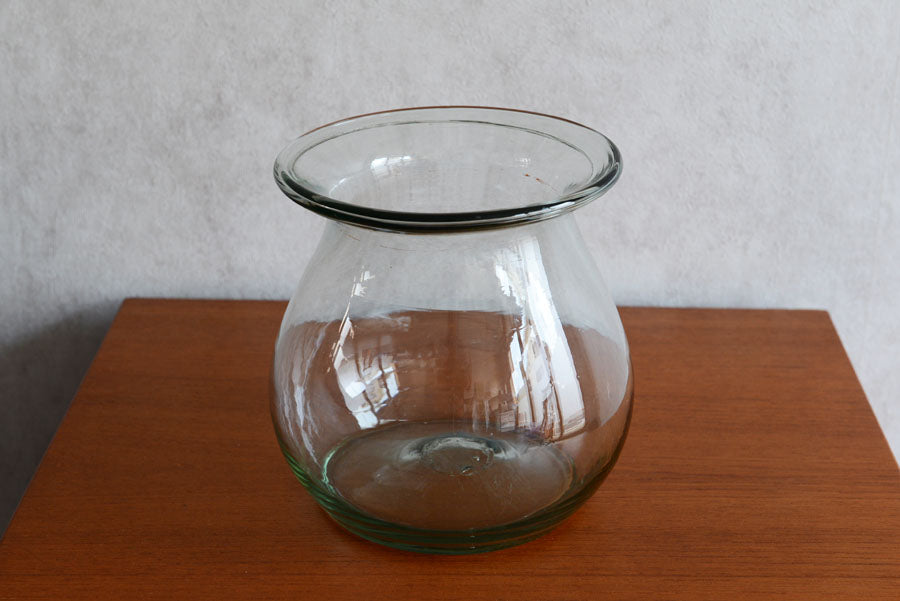 品揃え豊富で ヴィンテージガラスポット 金魚鉢風 – Rowan.inc 置物