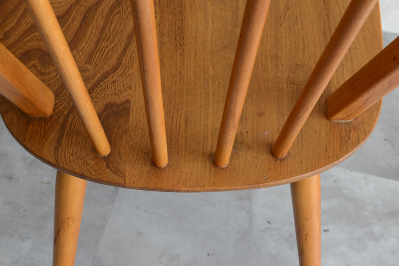 訳アリ ERCOL アーコール フープバックチェア4本スポーク20