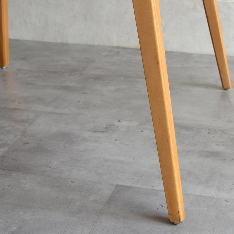 T様予約商品 ERCOL アーコール ラウンド ドロップリーフテーブル ⑤(天板剥離再塗装済)