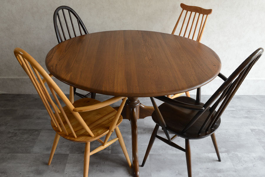 激安！特価品 ERCOL アーコール Rowan.inc – ラウンドテーブル ダイニングテーブル