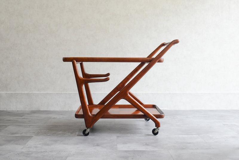 Cassina カッシーナ マホガニー トローリー(ワゴン)