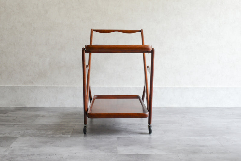 Cassina カッシーナ マホガニー トローリー(ワゴン)