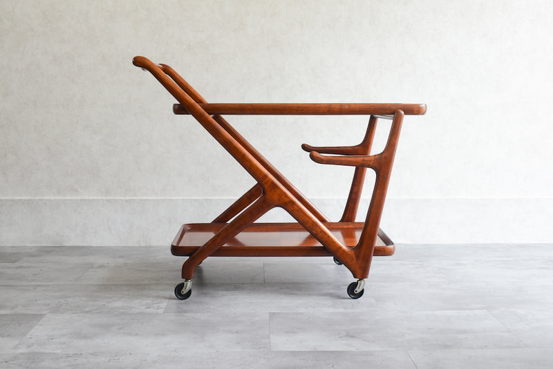 Cassina カッシーナ マホガニー トローリー(ワゴン)