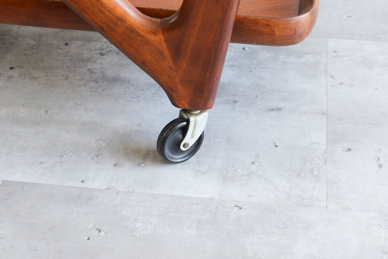 Cassina カッシーナ マホガニー トローリー(ワゴン)