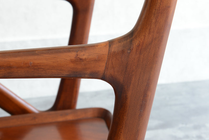 Cassina カッシーナ マホガニー トローリー(ワゴン)