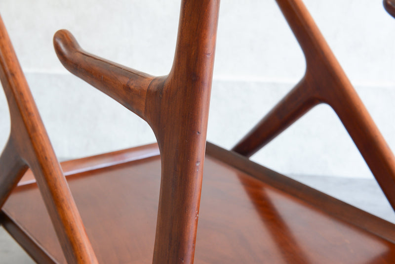 Cassina カッシーナ マホガニー トローリー(ワゴン)
