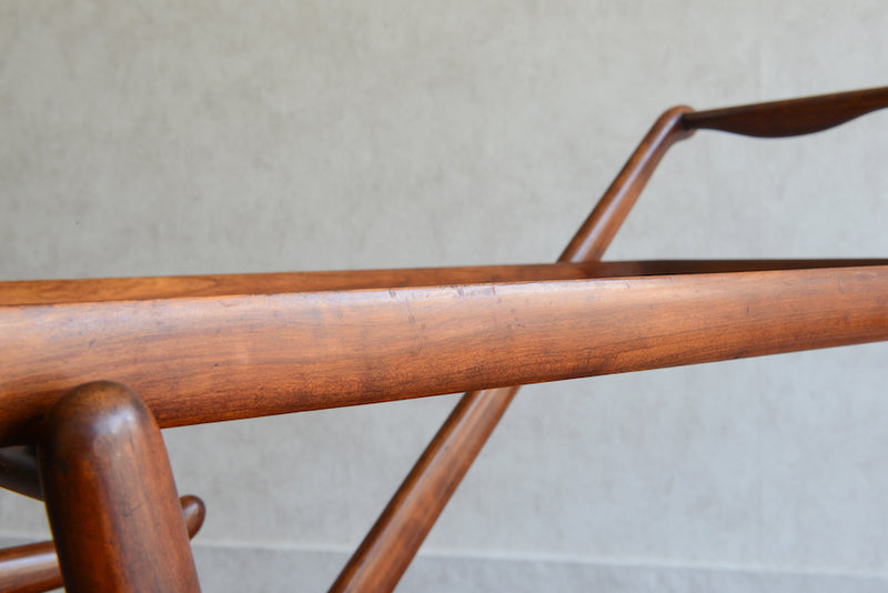 Cassina カッシーナ マホガニー トローリー(ワゴン)