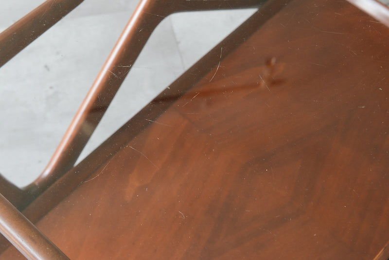 Cassina カッシーナ マホガニー トローリー(ワゴン)