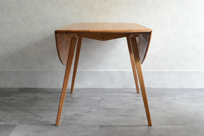ERCOL アーコール ラウンド ドロップリーフテーブル ②