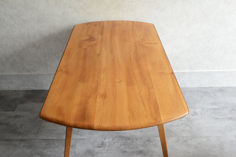 ERCOL アーコール ラウンド ドロップリーフテーブル ③