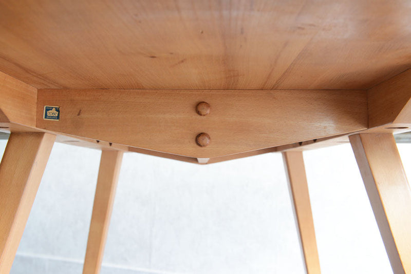 ERCOL アーコール ラウンド ドロップリーフテーブル ③