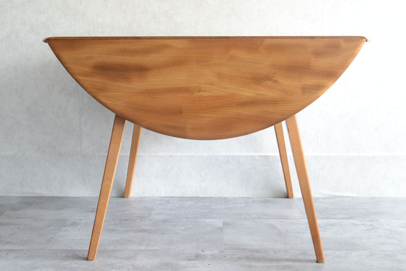 ERCOL アーコール ラウンド ドロップリーフテーブル ③