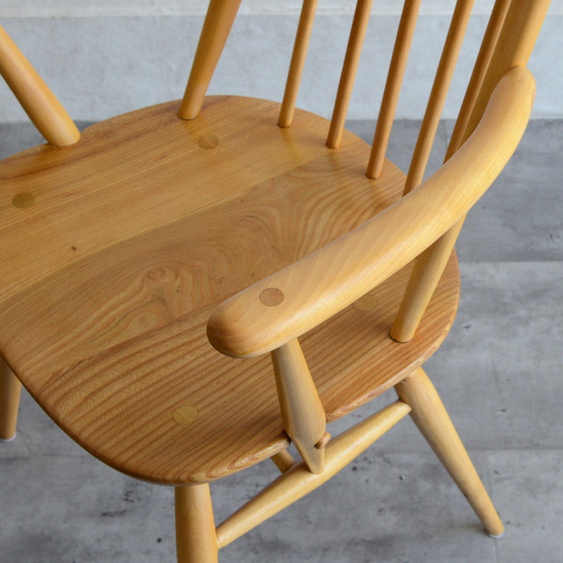 ERCOL アーコール アーム付クエーカーチェア 11