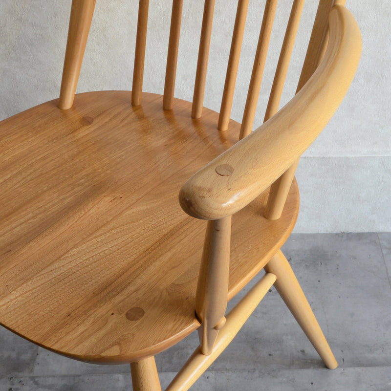 ERCOL アーコール アーム付クエーカーチェア07(ラージサイズ)