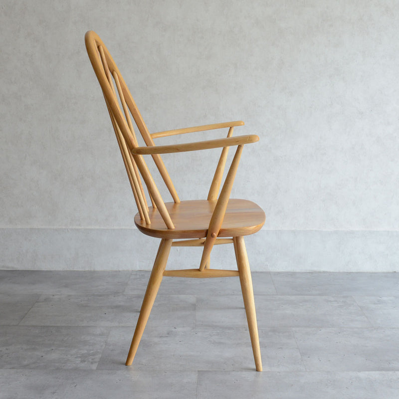 S様見学予約商品 ERCOL アーコール アーム付クエーカーチェア 2脚セット