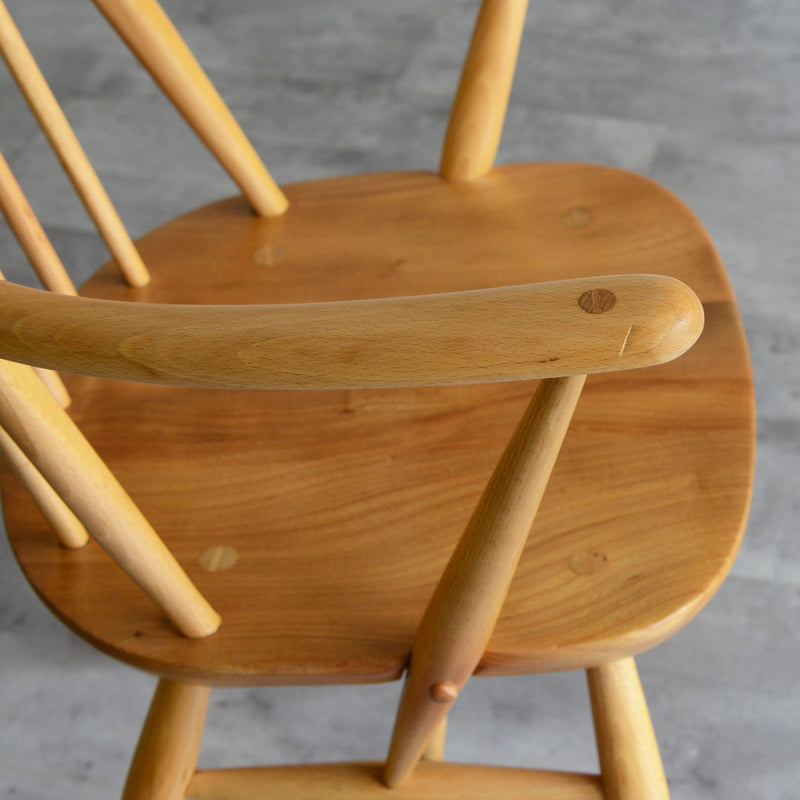 S様見学予約商品 ERCOL アーコール アーム付クエーカーチェア 2脚セット