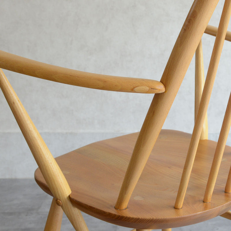 S様見学予約商品 ERCOL アーコール アーム付クエーカーチェア 2脚セット