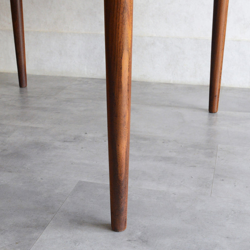 G-PLANジープラン エクステンション ラウンドダイニングテーブル 108(天板剥離再塗装）