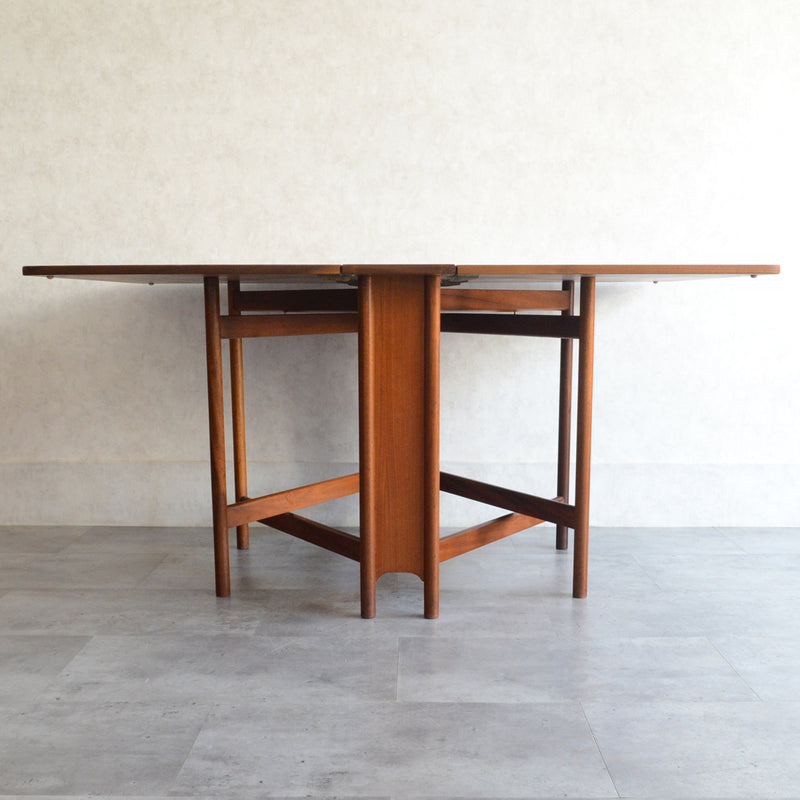 A.H.McINTOSH マッキントッシュ ゲートレッグテーブル 08(レクタングル）天板剥離再塗装済