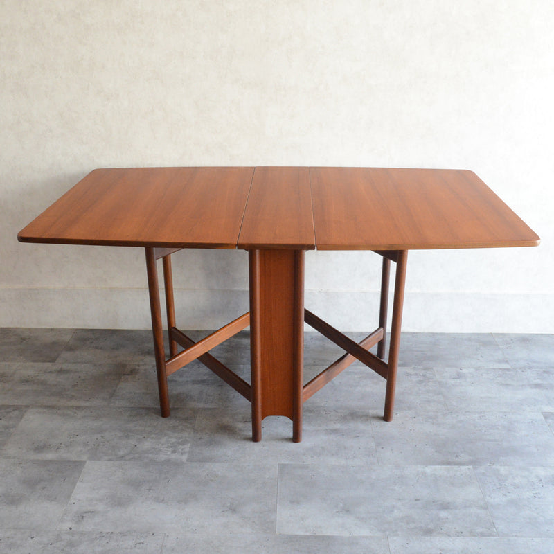 A.H.McINTOSH マッキントッシュ ゲートレッグテーブル 08(レクタングル）天板剥離再塗装済