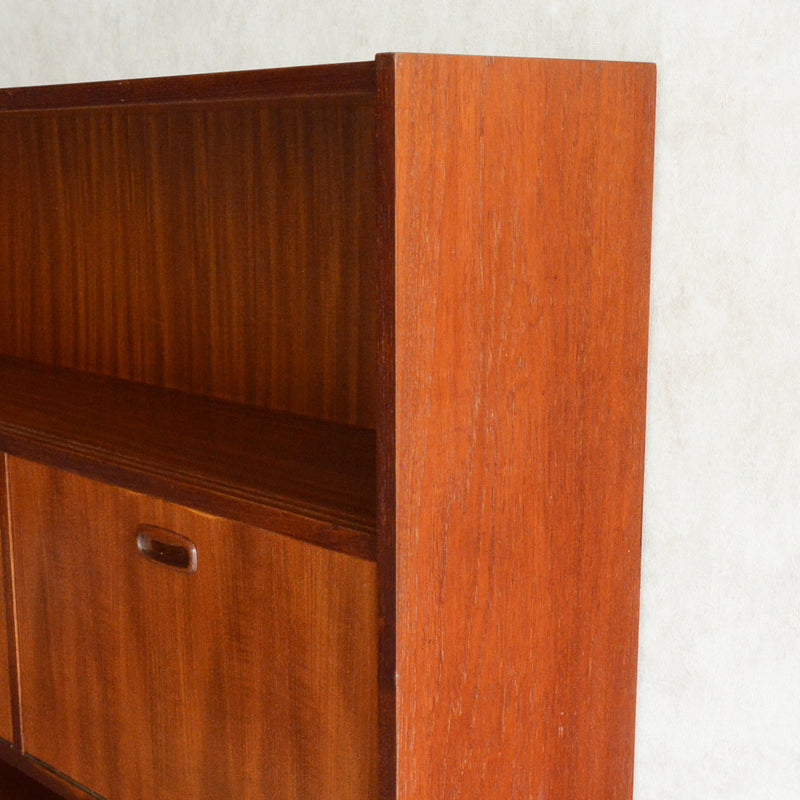 ミッドセンチュリー ヴィンテージ ハイサイドボード/カップボード 09（天板剥離再塗装済）