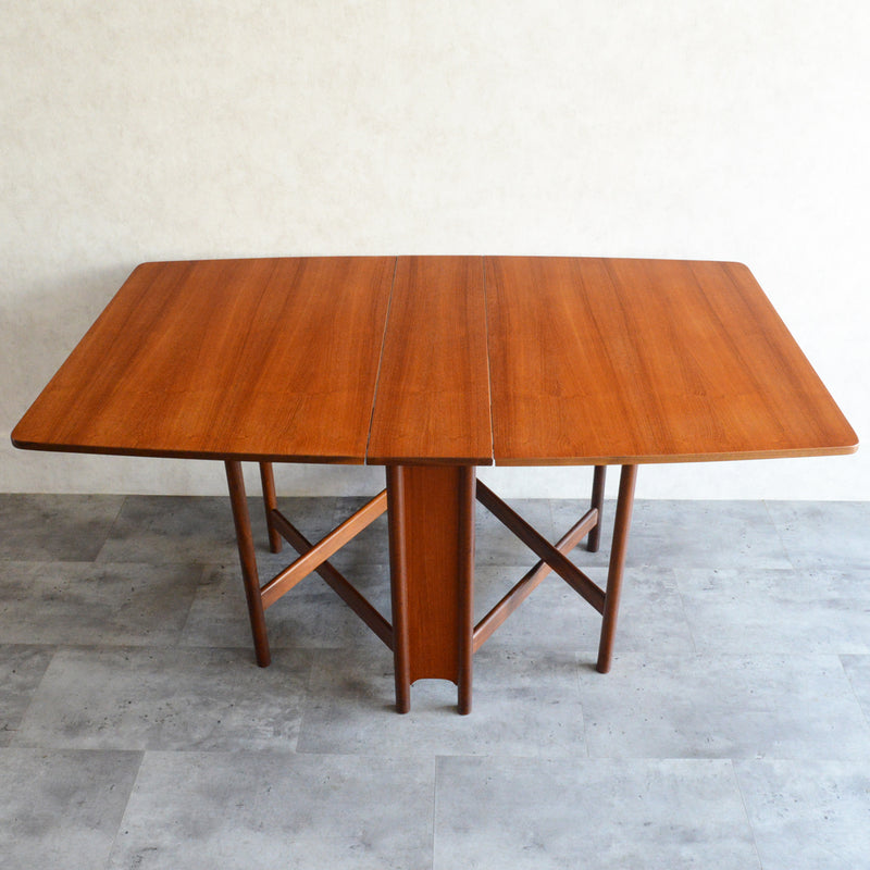 A.H.McINTOSH マッキントッシュ ゲートレッグテーブル 08(レクタングル）天板剥離再塗装済