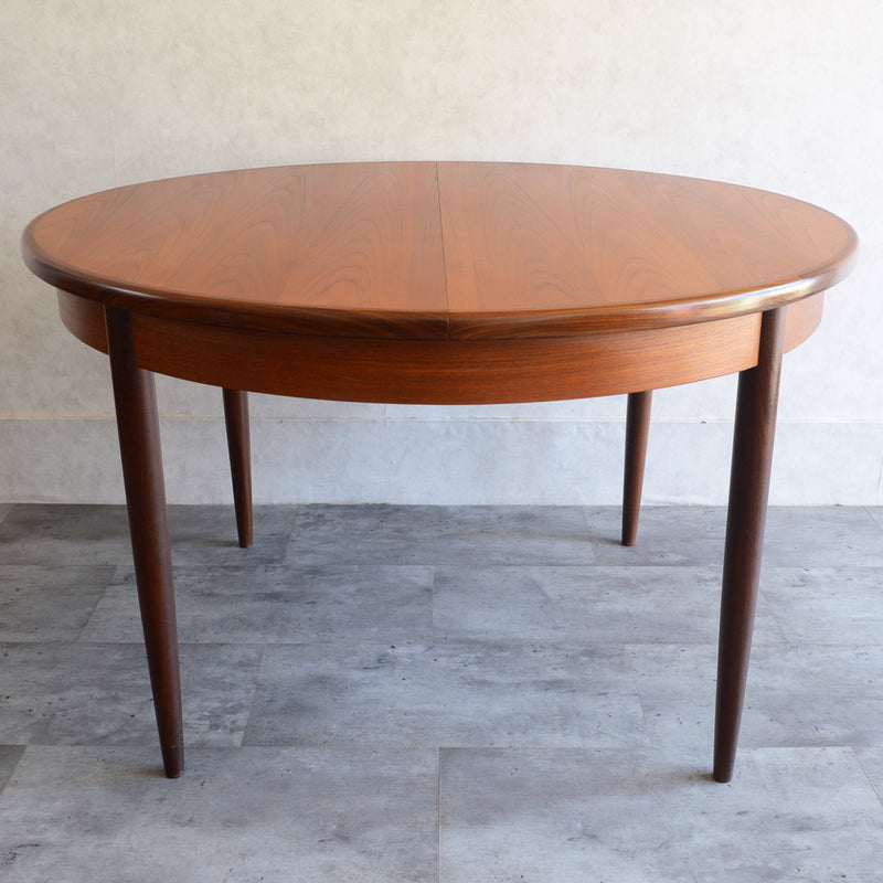 G-PLAN ジープラン　エクステンション ラウンドテーブル83(天板剥離再塗装）