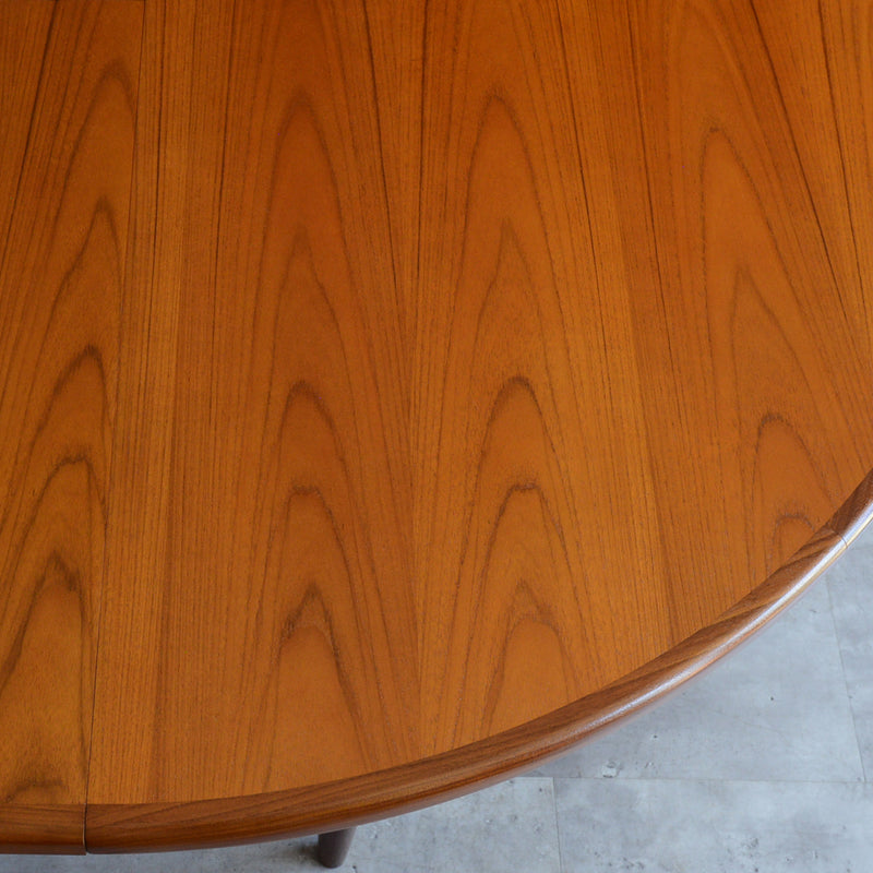 G-PLAN ジープラン　エクステンション ラウンドテーブル83(天板剥離再塗装）