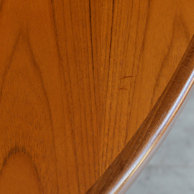 G-PLAN ジープラン　エクステンション ラウンドテーブル83(天板剥離再塗装）