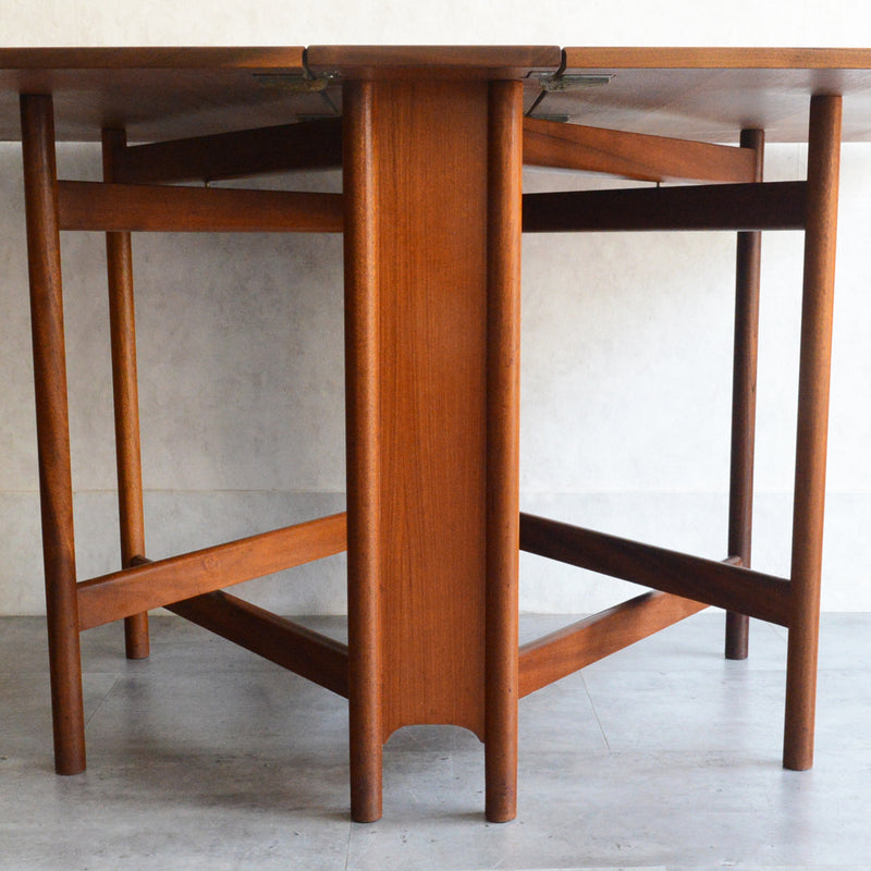 A.H.McINTOSH マッキントッシュ ゲートレッグテーブル 08(レクタングル）天板剥離再塗装済